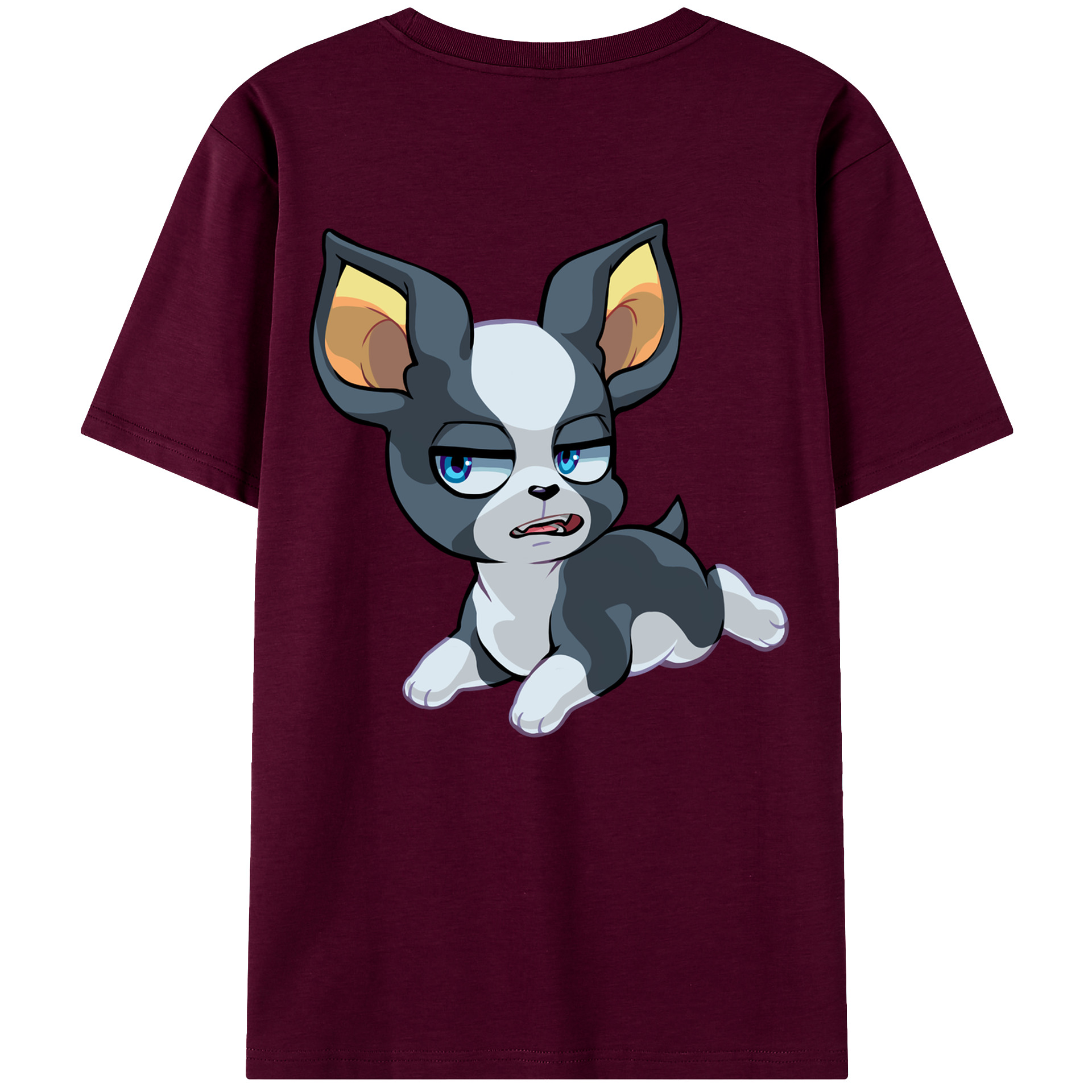 （画像用） ジョジョの奇妙な冒険 イギー JoJo's Bizarre Adventure Iggy レディース半袖Tシャツ(バックプリント)